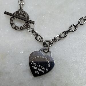 Iconic T Heart Tag Fashion Necklace